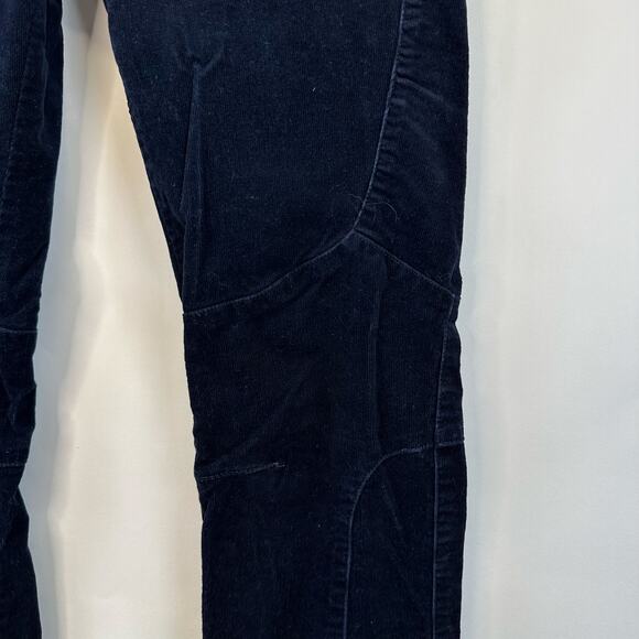Lauren Ralph Lauren Active Navy Blue Corduroy Slim Mid Rise Pants Womens Size 2 - Picture 9 of 16